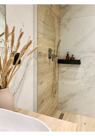 Dione Store Metal Banyo Rafı- Şampuanlık - Şampuan Düzenleyici Siyah