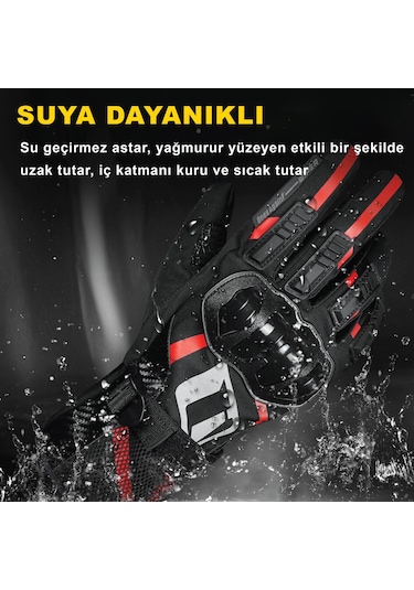 Ones Again Kışlık Siyah Eldiven Su, Rüzgar Geçirmez M