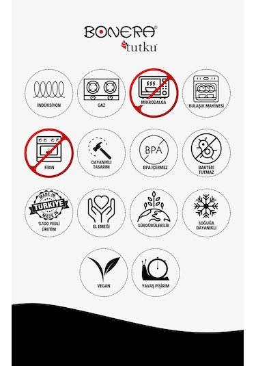 Bonera Lale Ahşap Kulp 26 Cm - Bon 2174