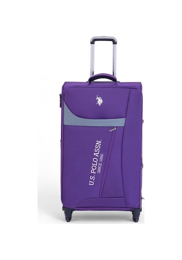 U.s. Polo Assn. Mor Kumaş Unisex Kabin Boy Valiz Plvlz22817c-k Mor
