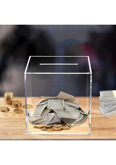 Dolıty Para Kumbarası Kumbara Çocuklar Saklama Kutusu, Kişisel 12cmx12cmx12cm