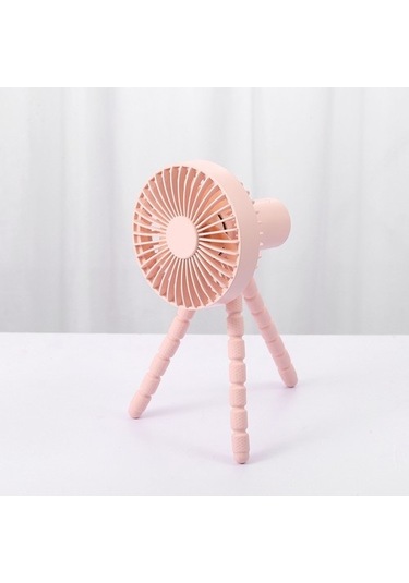 Puluzpuluz F1010 Tripod Fanı Beyaz 2963 Pembe