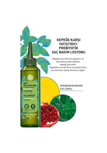 Yves Rocher Anti- Pelliculaire Kepek Karşıtı Şampuan 300 ML + Saç Losyonu 150 ML