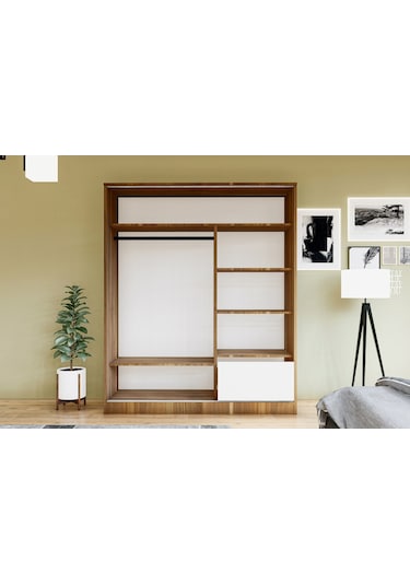 Metalia GM 346 Menekşe Sürgülü Gardrop