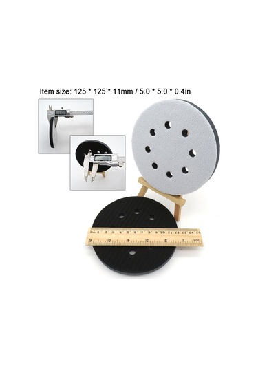 Geeksen 5 İnç Yumuşak Polisaj Pedi, Yapışkanlı Tabanlı, Eğimli Yüzeyler İçin Koruyucu Ve Esnek Polisaj Diski