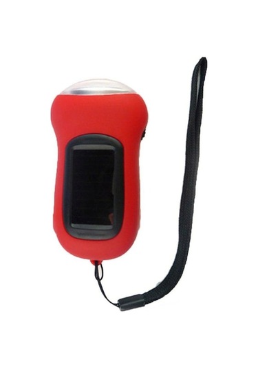 Ulzyvf Torch Siyah Şarj Mini Led Krank Işığı Güneş Feneri Enerjili El El Edilebilir Za Siyah