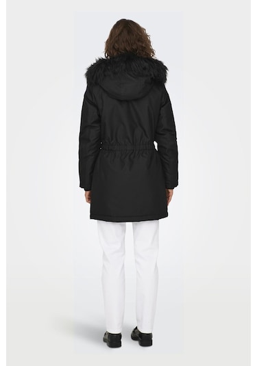 Only Bayan Parka 15304625 Siyah-siyah Siyah-siyah Siyah