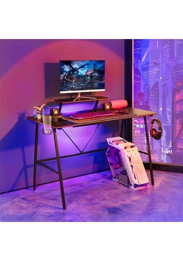 Adore Gaming Master Oyuncu Ve Bilgisayar Masası-siyah 120x90x60 Cm Siyah