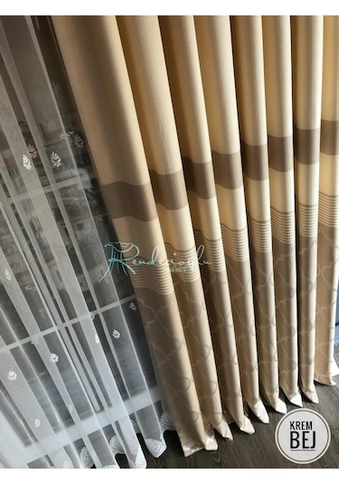 Fon Perde Gofrelli Panel Fon 8 Farklı Renk Seçeneği
