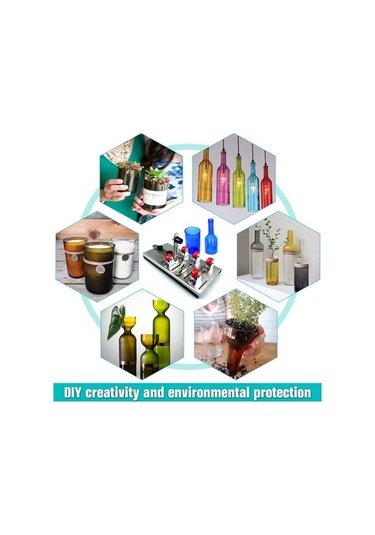 Jialan Evrensel Ayarlanabilir Dıy Cam Şişe Kesici Ayarlanabilir Pf