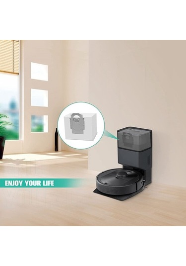 Unimarket S7 Max V, S7 Max V Plus, G10s, G10s Pro, Max Robot Süpürge Aksesuarları Için Toz Torbası 20 Adet Süpürge Yedek Parçaları 20 Adet