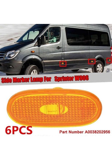 Sprinter W906 2006-2018 İçin 6x Araç Yan İşaret Lambası