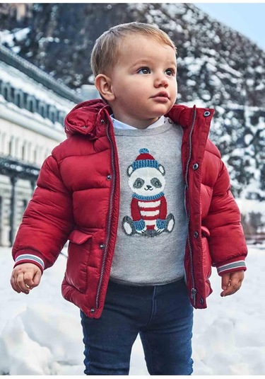 Mayoral Kışlık Erkek Bebek Mont - Kırmızı Kırmızı