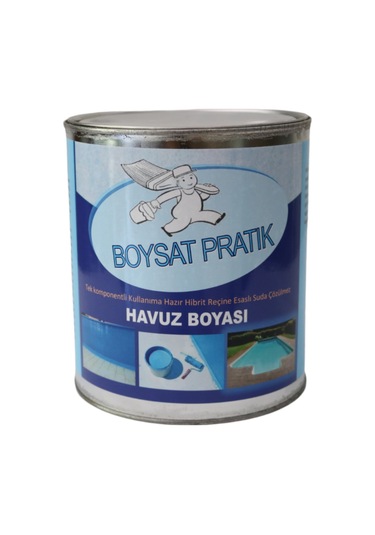 Boysat Pratik Tek Komponentli Solvent Bazlı Havuz Boyası 2.5 Kg -