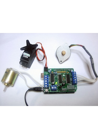 L293D Motor Shield-36V - 4 Dc Motor Sürücü - 2 Step Motor Sürücü