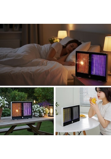 Sivrisinek Öldürücü Lamba Şarjlı Sivrisinek Kovucu Sessiz Ve Güçl