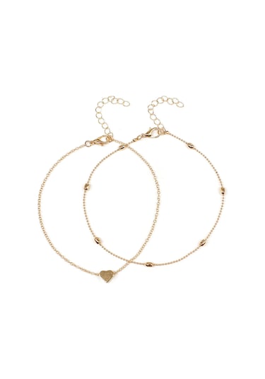 Suntek Vintage Kalp Şeklinde Plaj Tatili Kadınlar Için Altın Altın