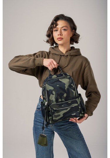 Ççs Kadın Sırt Çantası Ccs18026 Kamuflaj Kamuflaj