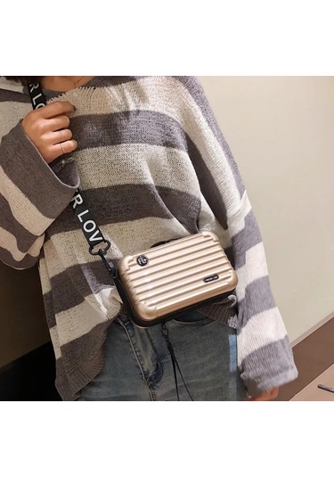 Moveevo Renkli Ve Şık Kozmetik Çantası, 17.5x10.5x6cm Boyut, Abs+pc Malzeme, Seyahat İçin İdeal