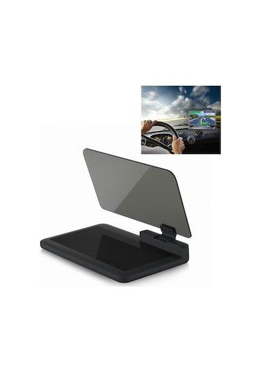 Sones H6 Çok Fonksiyonlu Araç Akıllı Telefon Navigasyon Head Up Display Tutucu, 6 İnç Akıllı Telefon İçin