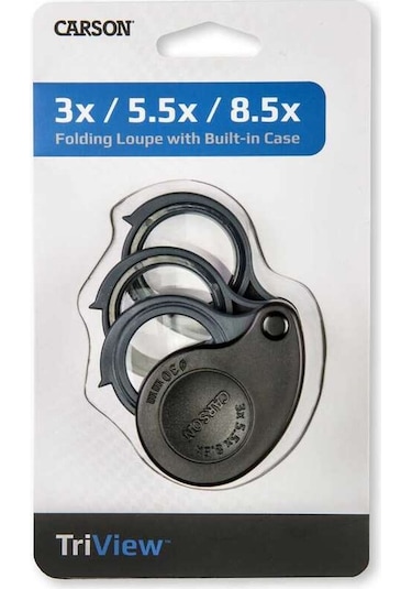 Carson Triview 3lü Lup Büyüteç