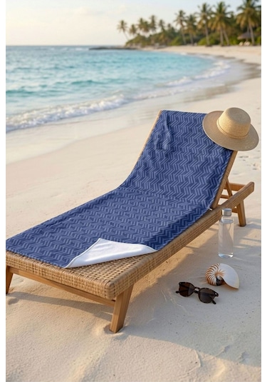Indigo Peak Lacivert Plaj Havlusu 70 X 150 Cm Lacivert