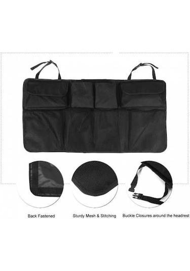 Araba/araç/oto İçi Bagaj Eşya Düzenleyici Çanta Organizer 8 Cepli