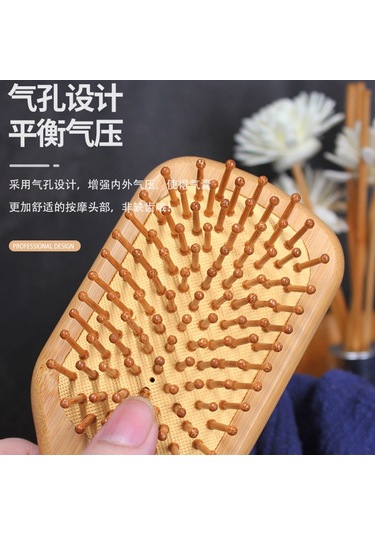 Hava Yastığı Tarak Hava Yastığı Tarak Ahşap Kıvırcık Saç Kadın Meridyen Masajı Kafa Derisi Sağlık Anti-statik Saç Dökülmesi Düz Saç Makyaj Ev Tarak