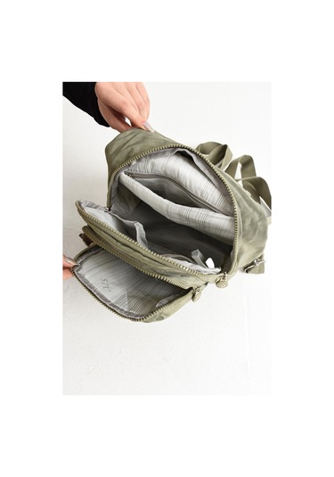 Ultra Hafif Kadın Sırt Ve El Çantası Vizon Model: 571-5a - Vizon