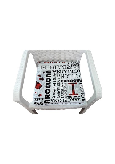 Mirzade 4'lü Paket Sandalye Minderi Tekli 40x40- Barcelona 001