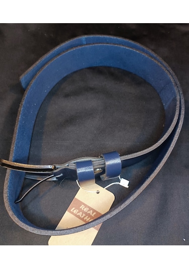 Kemer Manda Derisi Lacivert Renk Lacivert