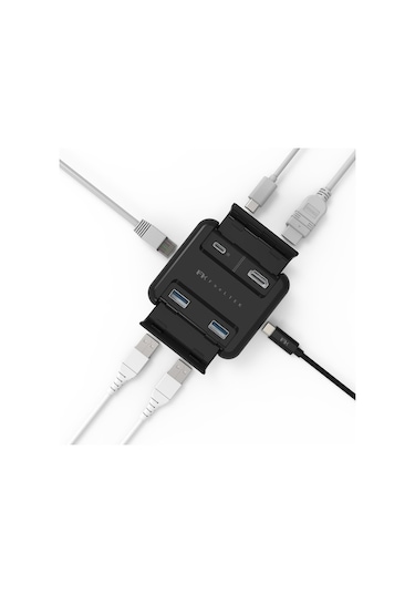 Type-C Hdmı Ethernet Dönüştürücü Usb Çoklayıcı Mfı Sertifikalı-Siyah