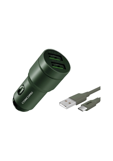Concord C-772 Type-c Cable + Car Charger