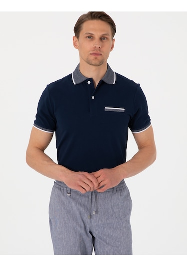 Pierre Cardin Erkek Lacivert Tişört 50307562-vr033 Lacivert