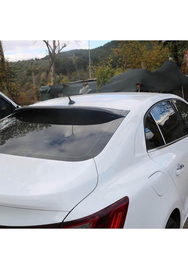 Renault Megane 4 Uyumlu Cam Üstü Spoiler (Plastik)