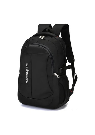 Aubyhe Erkek Çift Askılı Sırt Çantası - Öğrenci/seyahat/notebook İçin Büyük Kapasiteli, Siyah Küçük Boy Diğer