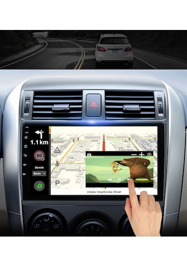 Exvol Toyota Corolla 2006 2013 Android Multimedya 9 İnc Ips Ekran 2GB Ram 32 GB Hafıza