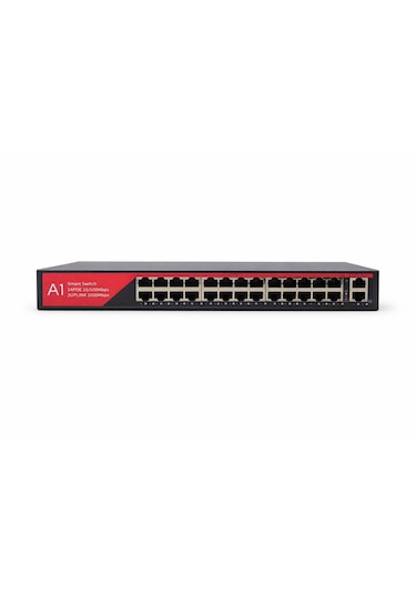 3dcool 3d-psf24 26 Port Kamera Poe Switch 24xpoe 2x Gigabit Uplink 320w 250mt