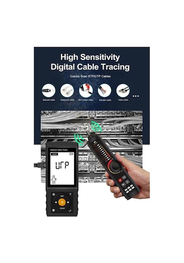 Novacom Lt-300s Rj45 Poe Uyumlu Çok Fonksiyonlu Kablo Test Cihazı