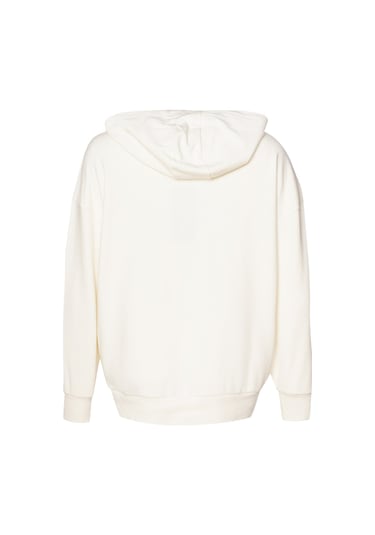 Hummel Lıne Hoodıe Kadın Sweatshirt Beyaz Beyaz