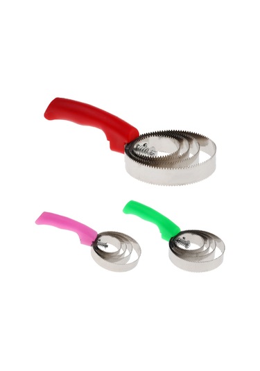 Homyl Binicilik Atı Currycomb - Paslanmaz Çelik Kırmızı Kırmızı