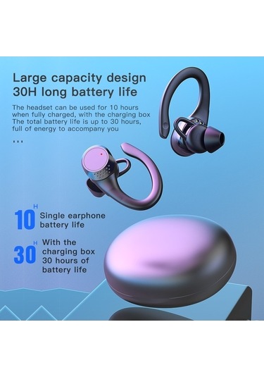 Prestigegoods Ax9 Tws Bluetooth 5.2 Kablosuz Kulaklık - 10 Saat Müzik - Ipx6 Su Geçirmez - 3d Bass