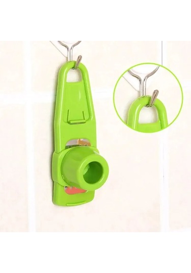 Liangmei 1 Paket Mini Sarımsak Değirmeni Yaratıcı Sarımsak Presi Yeşil