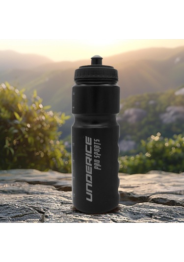 Suntek Spor Su Şişesi Taşınabilir Tekrar Siyah Siyah