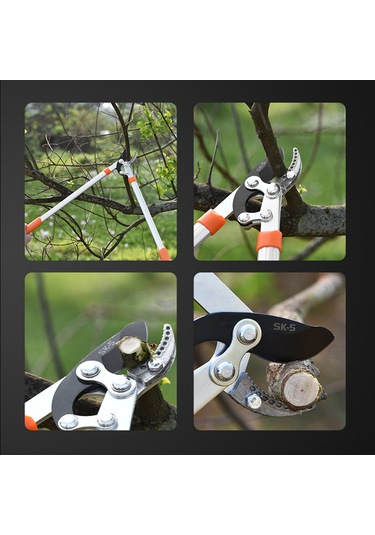 Qingmipy "profesyonel Bahçe Budama Makası - Kalın Dallar İçin Kuvvet Artırıcı Sistemli Dayanıklı Ağaç Kesme Aleti"