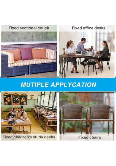 Lebihmurah 4577 Açık Veranda Hasır Mobilya Klipsleri, Parçalı Rattan Kanepe Mobilya Klipleri, Sandalye Klipleri, Bahçe Mobilya Bağlantı Elemanları