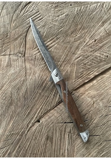 Alaska Carbon Cep Çakısı Kamp Çakısı Avcı Kampçı Bıçagı Cep Bıçak 22cm Gri