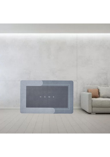 Suntek Kapı Paspası Giriş Çabuk Kuruyan Halı Zemin Mavi 40x60cm Kayıt