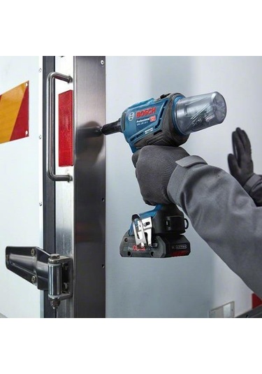 Bosch Grg 18v-16 Tek Akülü Perçin Makinası 8 Amper Bez Çantalı