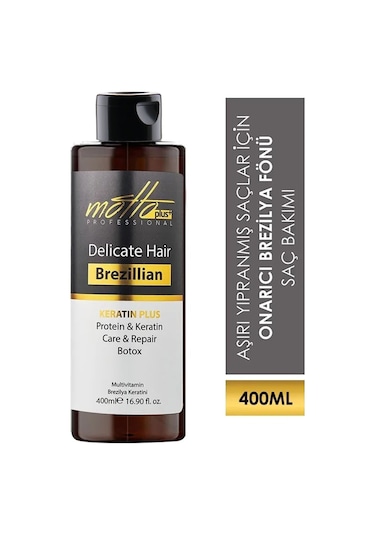 Motto Plus Brezilya Fönü Düzleştirici Keratin Botox Bakımı 400 ML